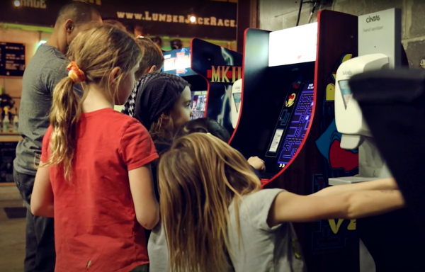 OCR Kids in retro arcade
