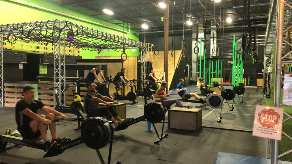 OCR Workout Equipment weights and mats
