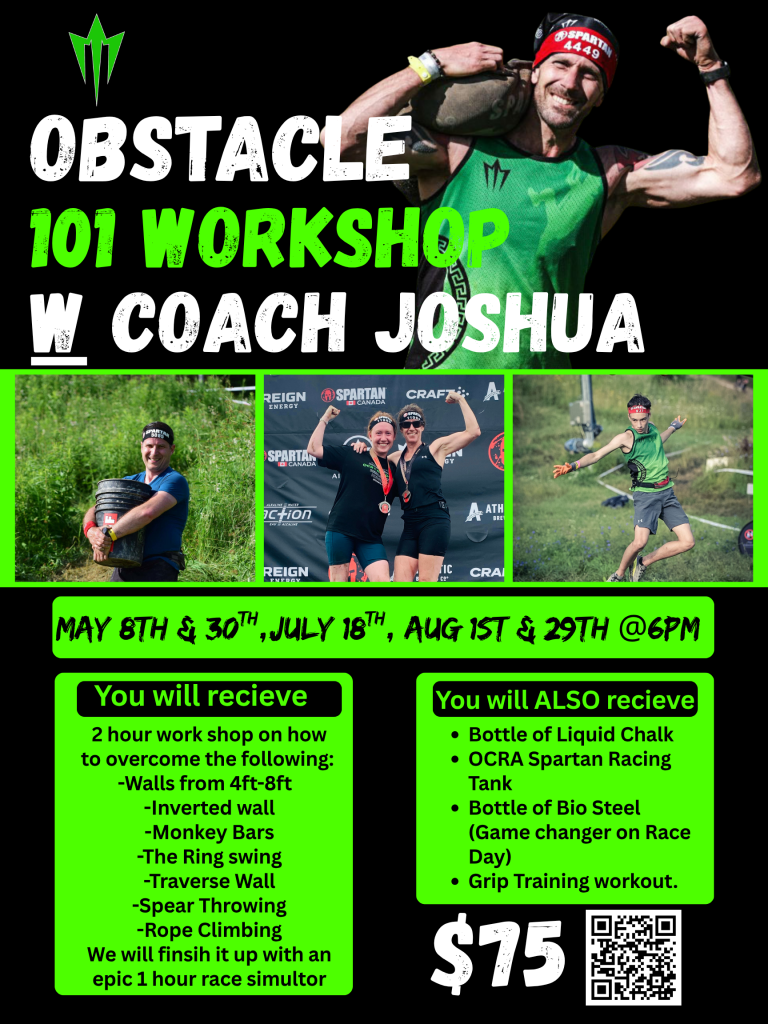 Signed up for a Spartan Race? Let us help you, with our Obstacle 101